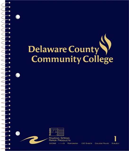 Delaware County Community College - Marple Notebook 100-Sheet