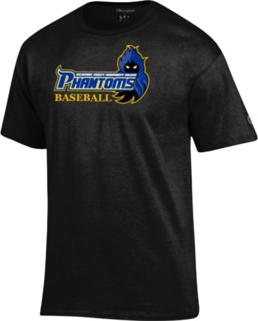 Delaware County Community College Champion T Shirt Phantoms Baseball - ONLINE ONLY