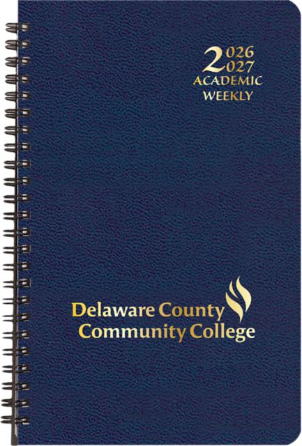 Delaware County Community College - Marple 2026-2027 Academic Year Leatherette Cover Planner 5.5 x 8.5