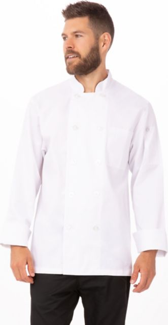 LE MANS CHEF COAT WHITE S