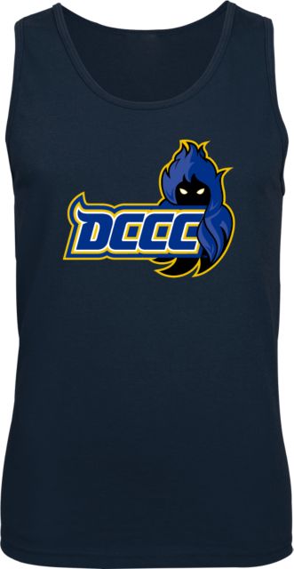 Delaware CC Tank Top DCCC Wordmark with Mascot - ONLINE ONLY