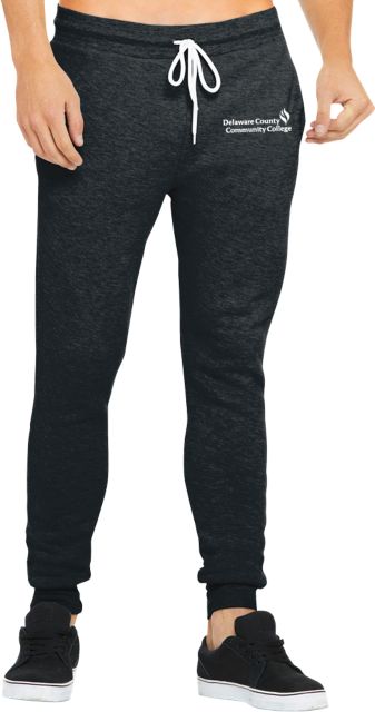 Delaware CC Bella Canvas Joggers Delaware County Community College Primary Mark - ONLINE ONLY