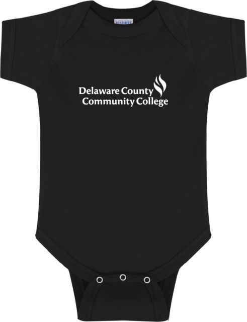 Delaware CC Infant Bodysuit Delaware County Community College Primary Mark - ONLINE ONLY