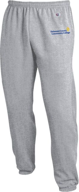 Delaware CC Champion Banded Bottom Sweatpants Delaware County Community College Primary Mark - ONLINE ONLY