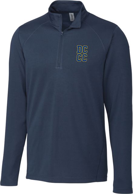Delaware CC C&B Dark Clique Ice Pique Half Zip DCCC Stacked - ONLINE ONLY