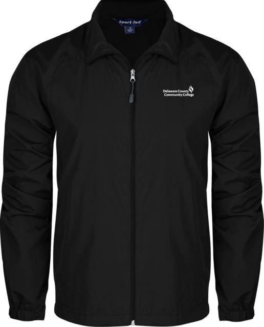 Delaware CC Full Zip Wind Jacket Delaware County Community College Primary Mark - ONLINE ONLY