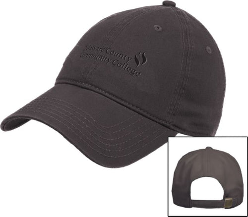Delaware CC Unstructured Adjustable Low Profile Hat Delaware County Community College Primary Mark - ONLINE ONLY