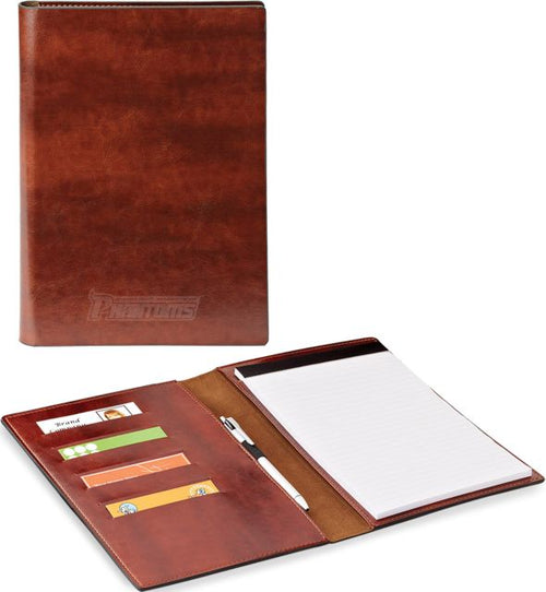 Delaware CC Fabrizio Padfolio Delaware County Community College Phantoms Wordmark  Engraved - ONLINE ONLY