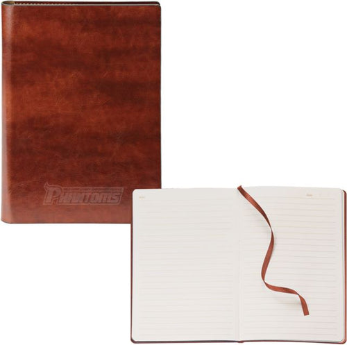 Delaware CC Fabrizio Soft Cover Journal Delaware County Community College Phantoms Wordmark  Engraved - ONLINE ONLY