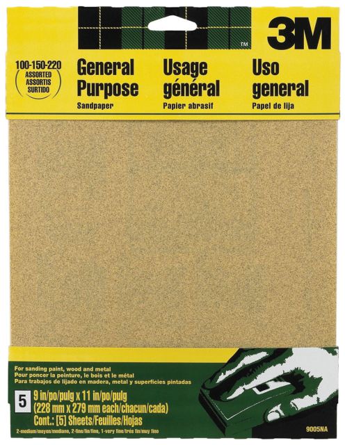 SANDPAPER ASST 9X11