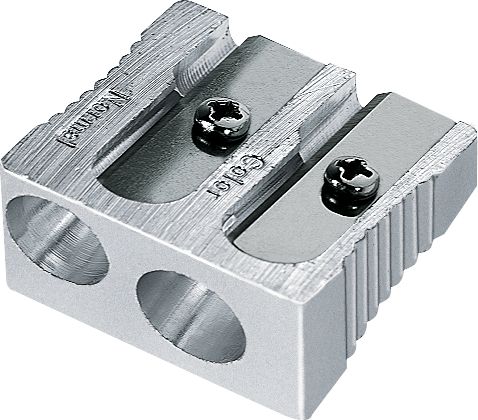SHARPENER MAGNESIUM ART PENCIL DOULBE HOLE